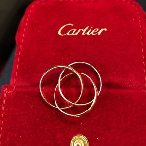 Cartier Tri Colored Trinity Ring